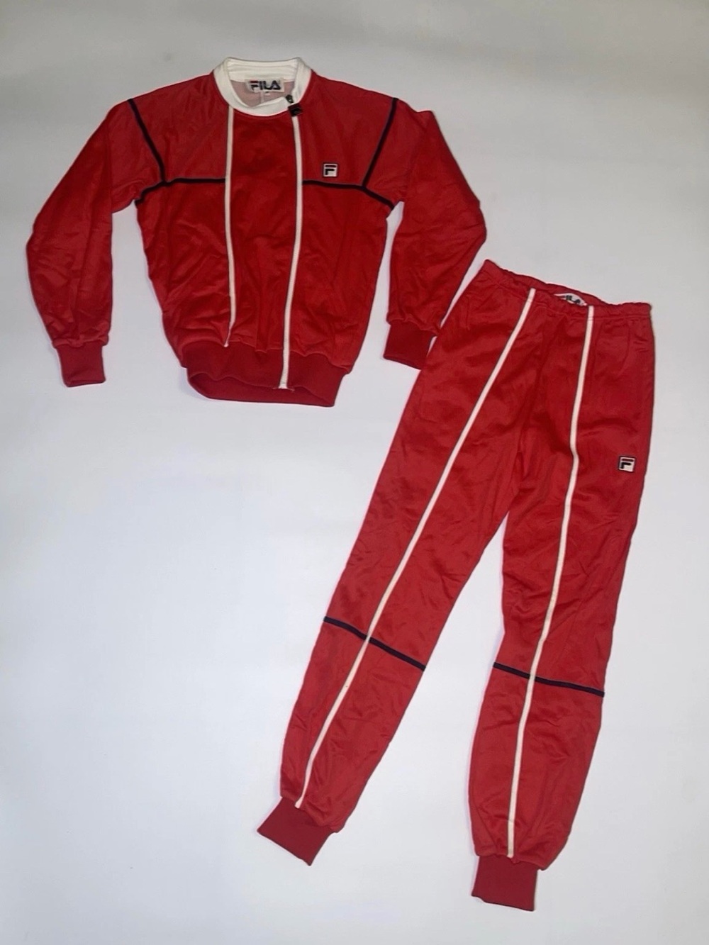 Vtg Fila Made In Italy Tracksuit Size 38 Bjorn Borg Era 1970s/80s Authentic Rare